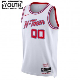 Camiseta Niños NBA Houston Rockets Personalizadas 2023-24 Nike City Edition Blanco Swingman